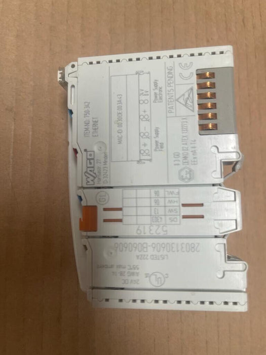 WAGO - 750-342 - FieldBus Coupler ETHERNET