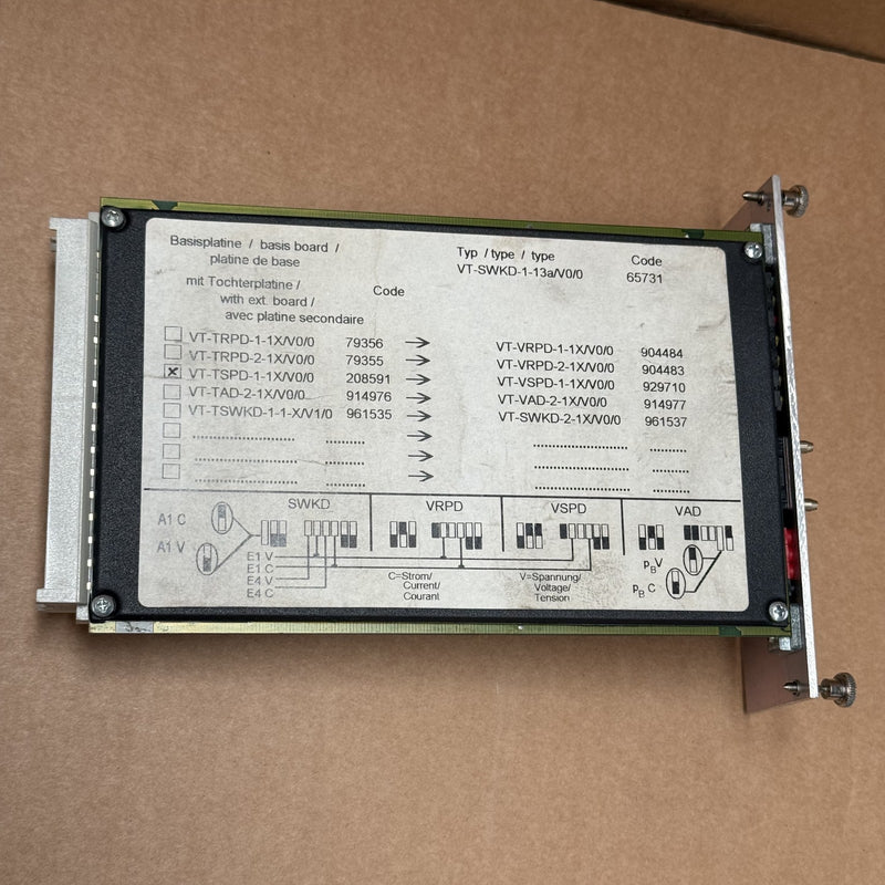 Rexroth – VT-SWKD-1-13A/V0/0 – VT-TRPD-1-10/V0/0 - Control card