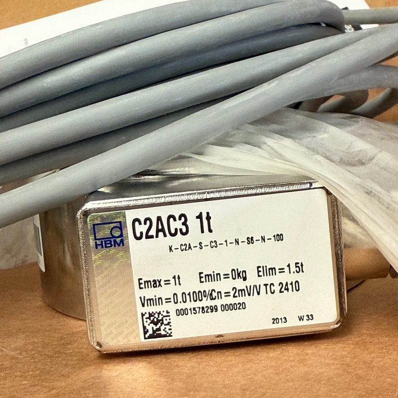 HBM – C2AC3 1T / K-C2A-S-C3-1-N-S6-N-100 – Single Point Load Cell 1 Ton