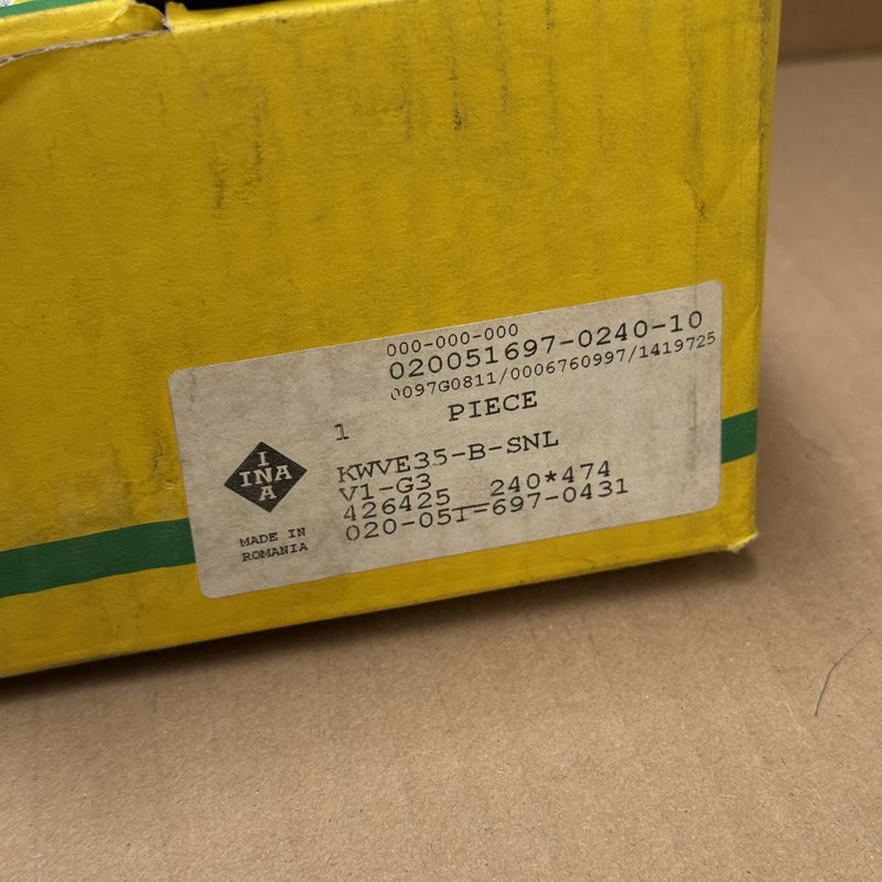 INA – KWVE35-B-SNL – Linear Plain Bearing Unit