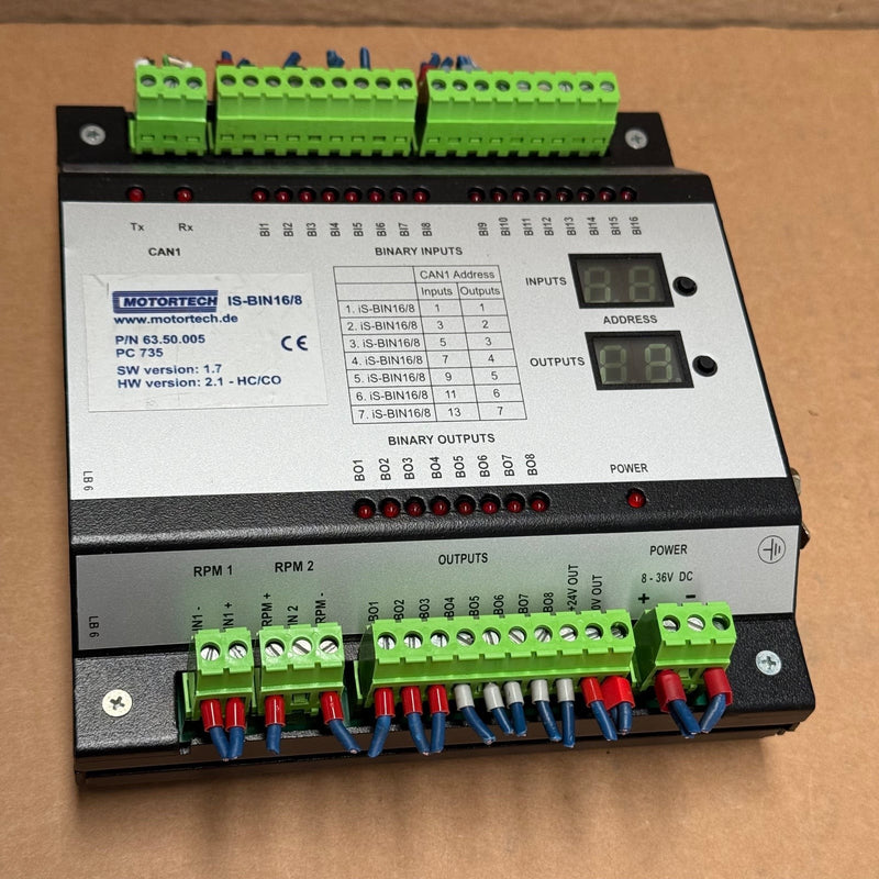 ComAp – 63.50.005 (IS-BIN16/8) – Binary Input/Output Extension Module