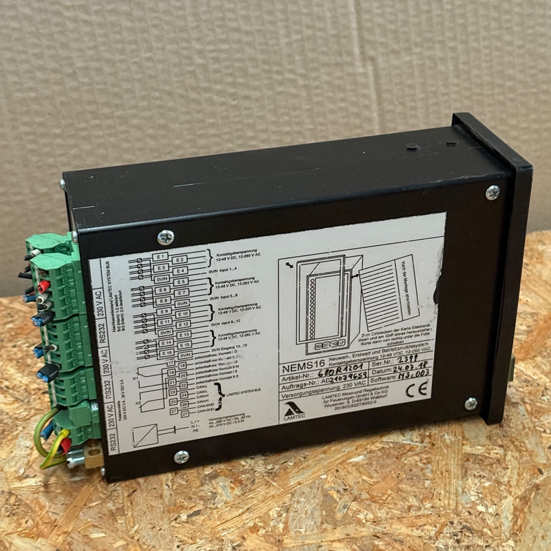 Wulff & Umag – NEMS16 (680R1201) – Alarm Annunciator / Fault Monitoring System