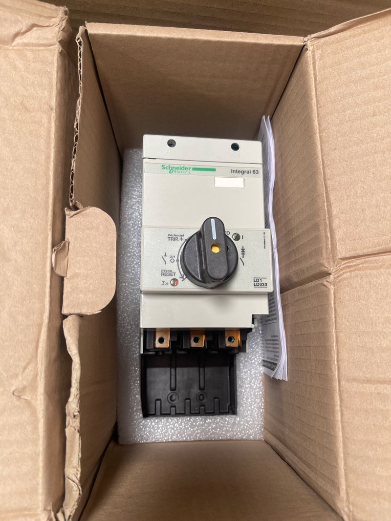 Schneider Electric – LD1LD030F – TeSys Integral 63 A AC‑43 Contactor Breaker