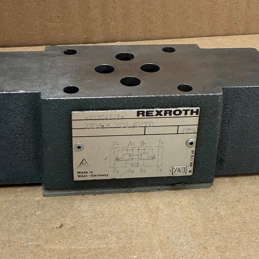 Bosch Rexroth – Z2DB6VD2-40/100 – Double Pressure Relief Sandwich Plate Valve