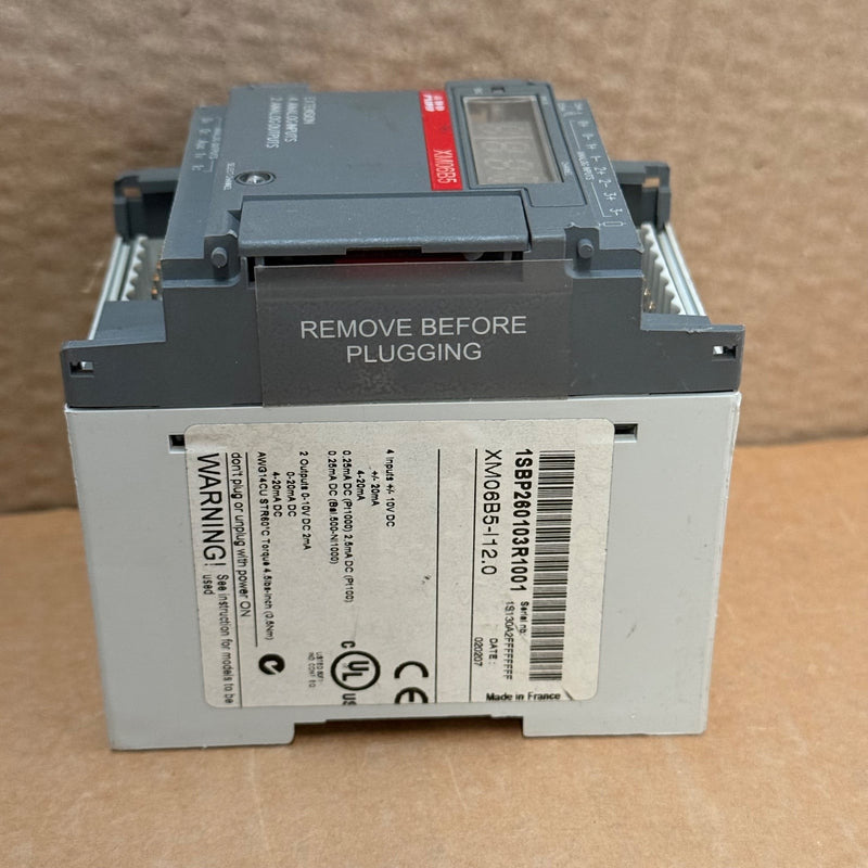 ABB – 1SBP260103R1001 / XM06B5-I12.0 – Analog Input/Output Extension Module
