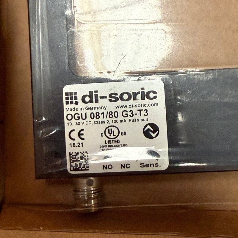 di-soric – OGU 081/80 G3-T3 – Fork Light Barrier / Optical Sensor