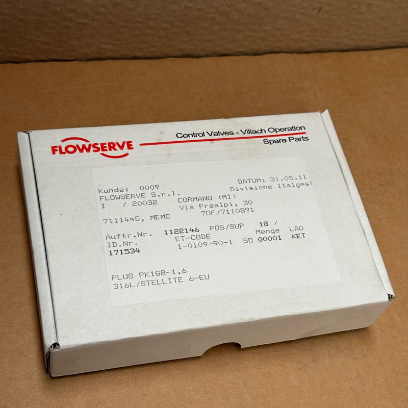 Flowserve – 171534 – Plug PK1G8-1,6 (316L/Stellite 6-EU)