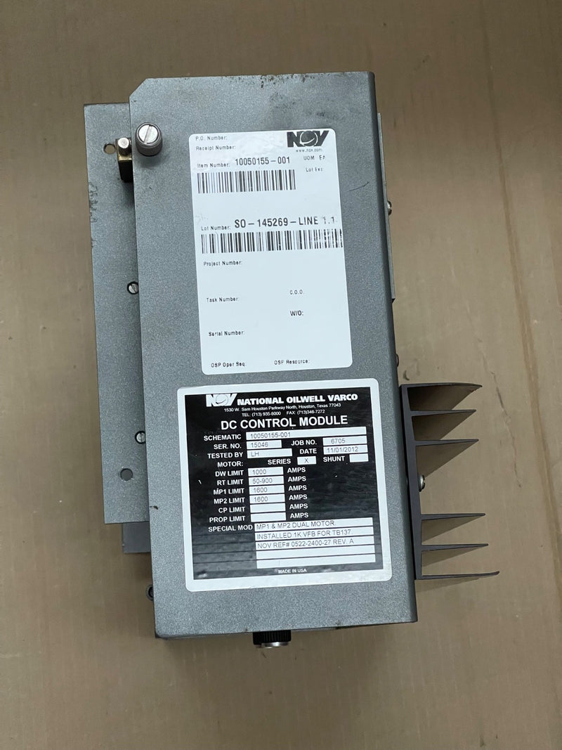 National Oilwell Varco – 10050155‑001 – DC Control Module (Ross Hill/NOV)