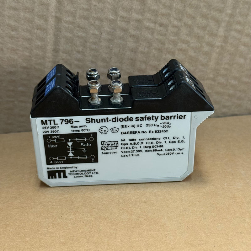 MTL – MTL796 – Shunt-Diode Safety Barrier