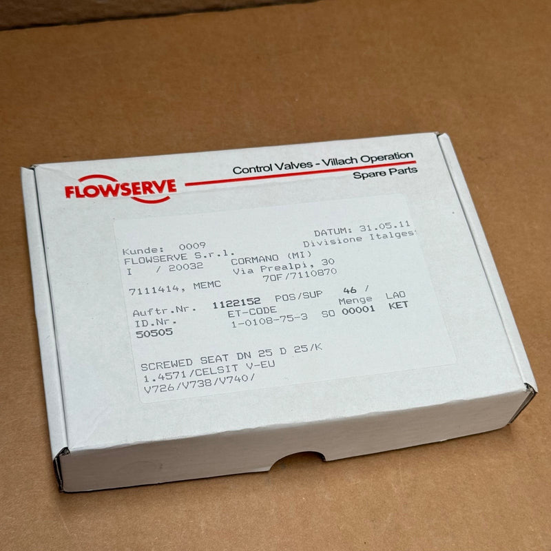 Flowserve – 50505 – Screwed Seat (DN 25 D 25/K 1.4571/CELSIT V-EU)