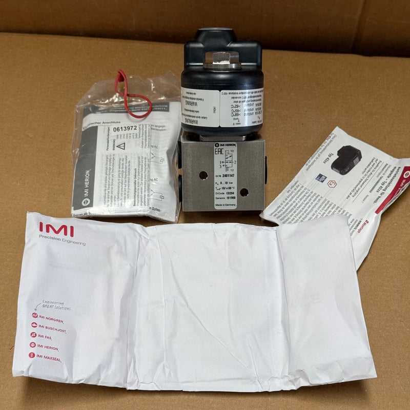 IMI Herion – 2401147 + 42204270 – Direct Solenoid Actuated 3/2 Poppet Valve