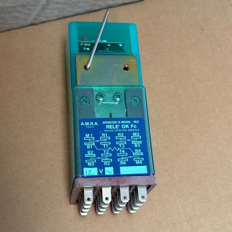 A.M.R.A. – RELE' OK Fc (OKFC / OKS FC) – Instantaneous Auxiliary Control Relay