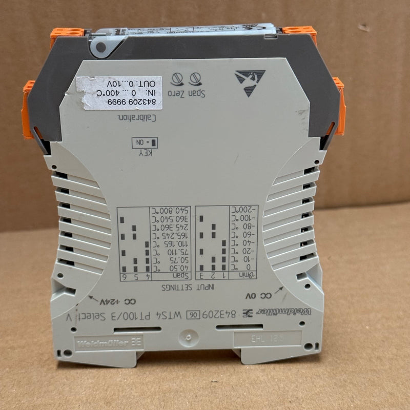 Weidmüller – WTS4 PT100/3 – Signal Converter / Temperature Signal Isolator