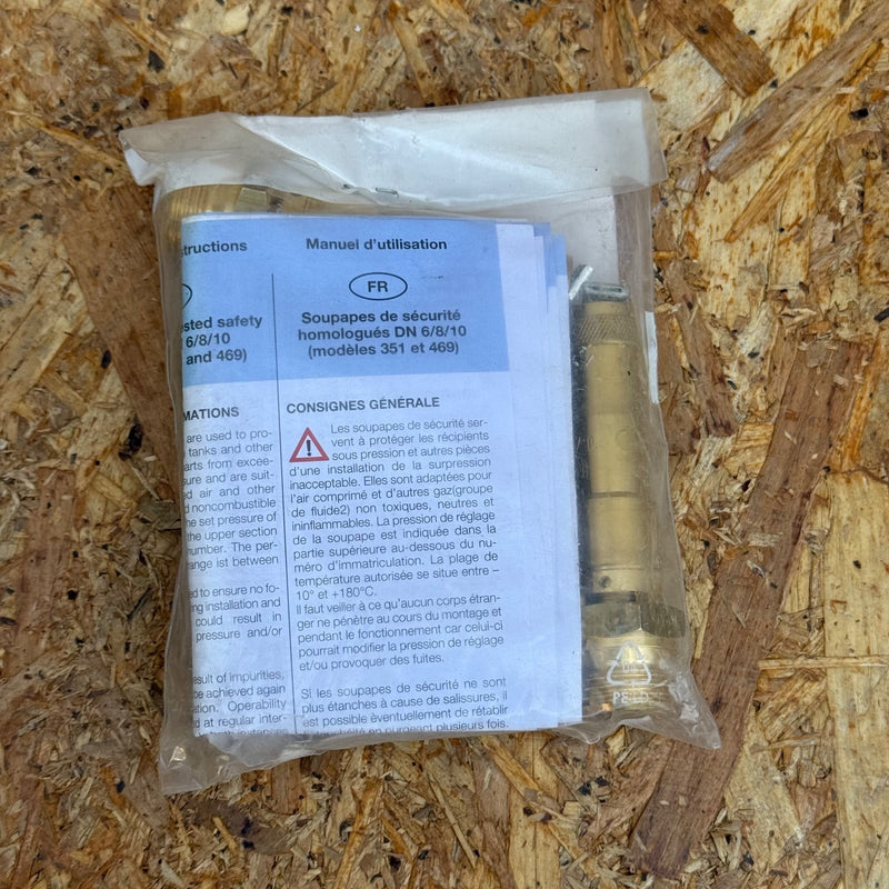 3PCs Ewo – 351.257 (Model 351) – Safety Valve / Pressure Relief Valve