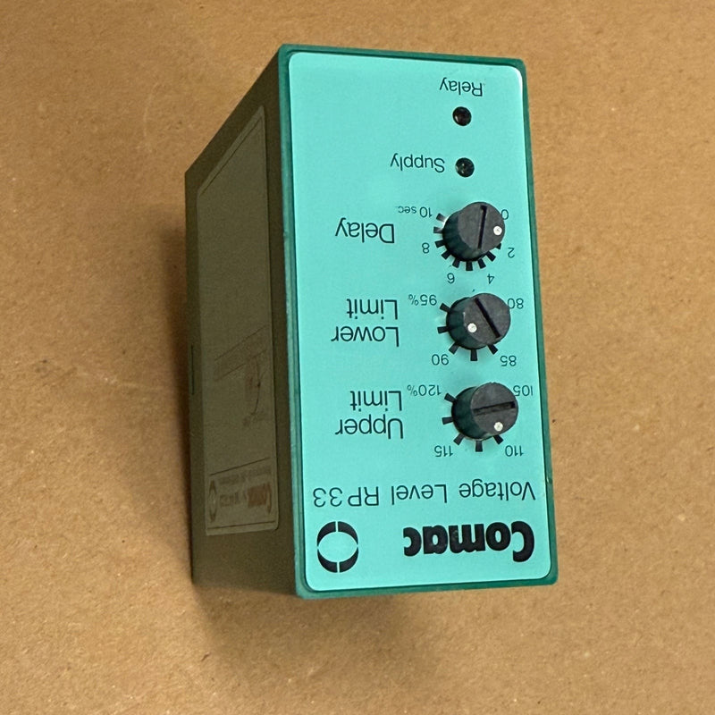 Comac – XP33-1-3-380-002 – Voltage Level RP33 3-Phase Monitoring Relay