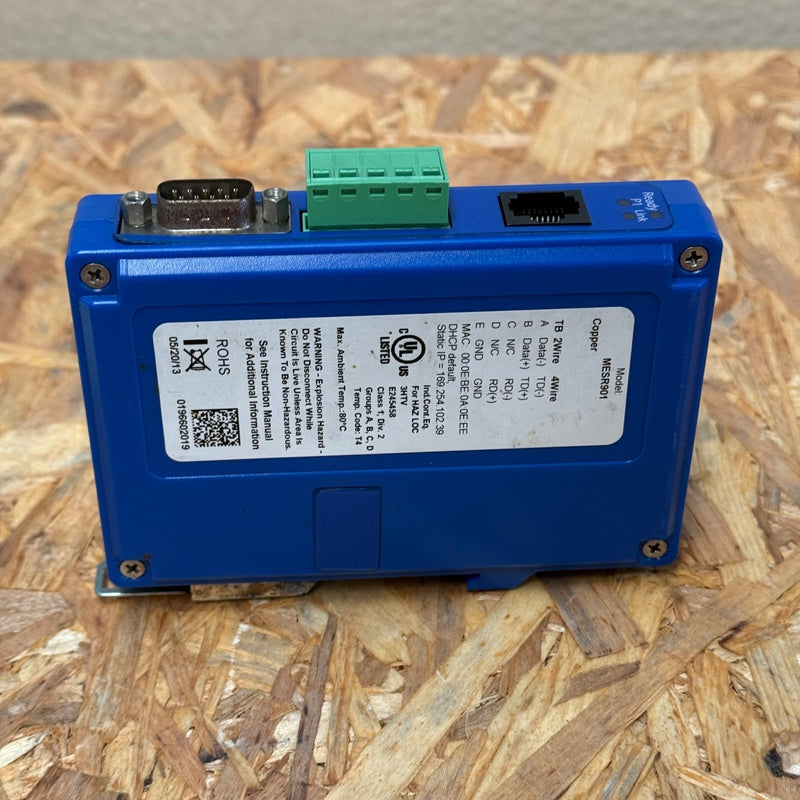 B&B Electronics – MESR901 – 1-Port Industrial Modbus Gateway