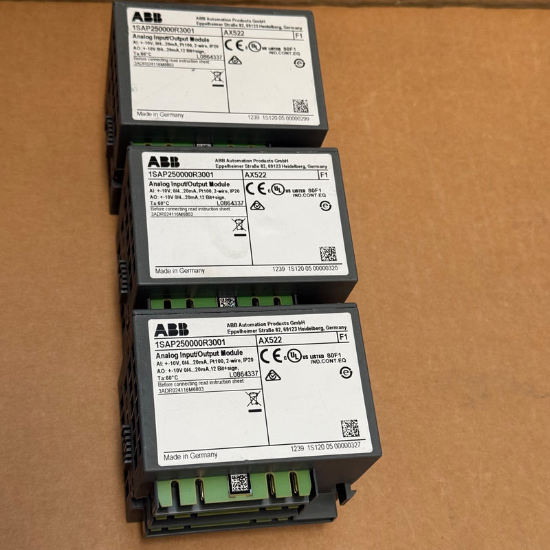 ABB – 1SAP250000R3001 / AX522 – Analog Input/Output Module