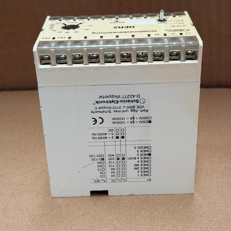 Scharco Elektronik – NER2 – Insulation Monitoring Control Relay