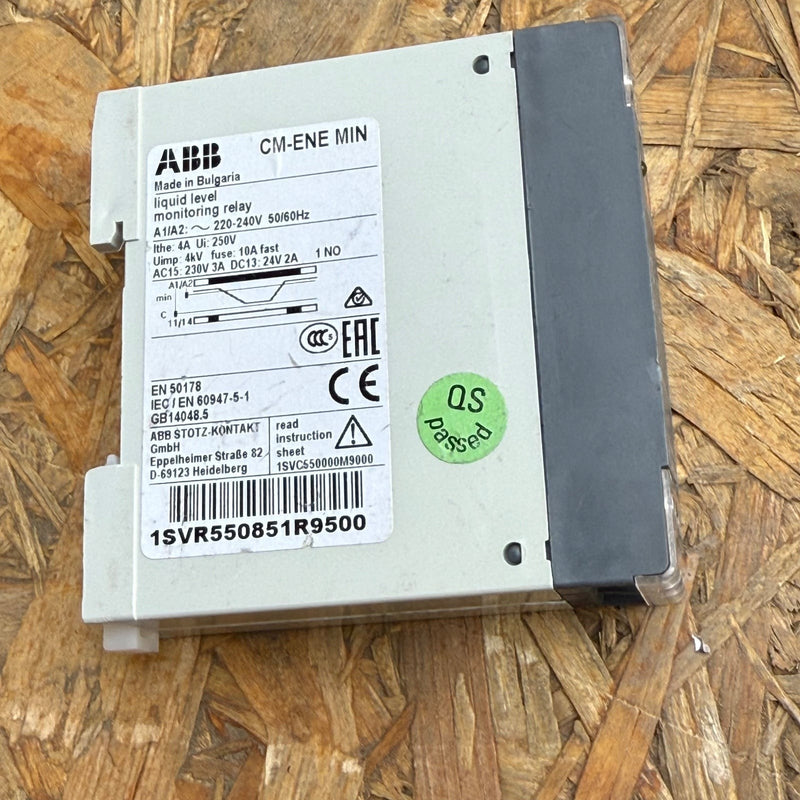 ABB – 1SVR550851R9500 (CM-ENE MIN) – Liquid Level Monitoring Relay