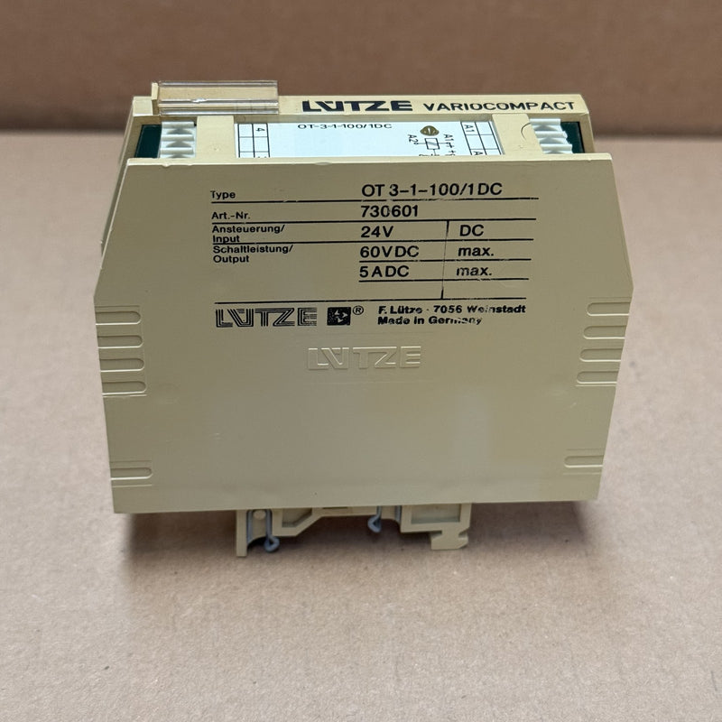 LUTZE – OT 3-1-100/1 DC / 730601 – VARIOCOMPACT OT3-1-100/1DC RELAY