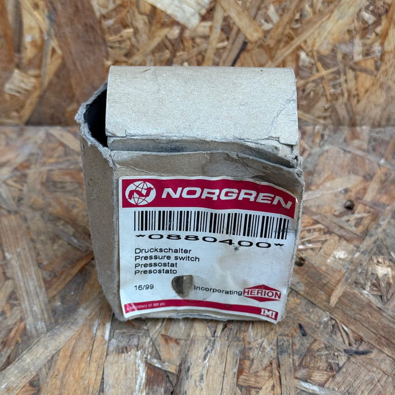 Norgren – 0880400 – 18D Series Pneumatic Pressure Switch G1/4 Port, 1 to 16 Bar