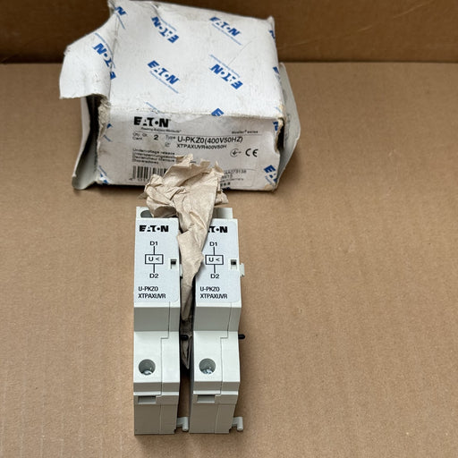 2PCs EATON – U-PKZ0(400V50HZ) / XTPAXUVR400V50H – UNDERVOLTAGE RELEASE