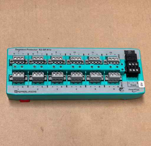 PEPPERL+FUCHS – R2‑SP‑N12 – Segment Protector DIN‑Rail Fieldbus Coupler