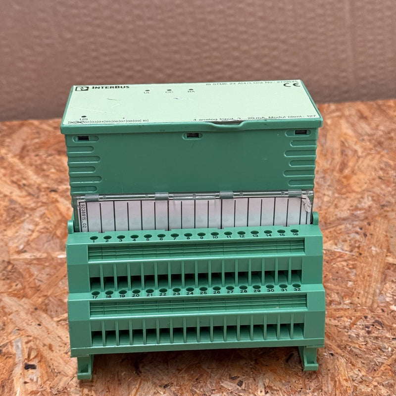 Phoenix Contact – 2719645 (IB STME 24 AI 4/I) – Analog Input Module (InterBus)