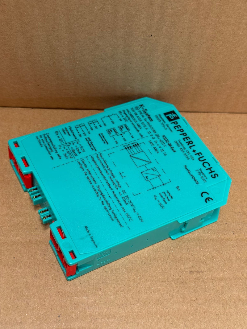 Pepperl+Fuchs – 41099S (KSD2-BI-Ex4) – K-System Isolated Switch Amplifier
