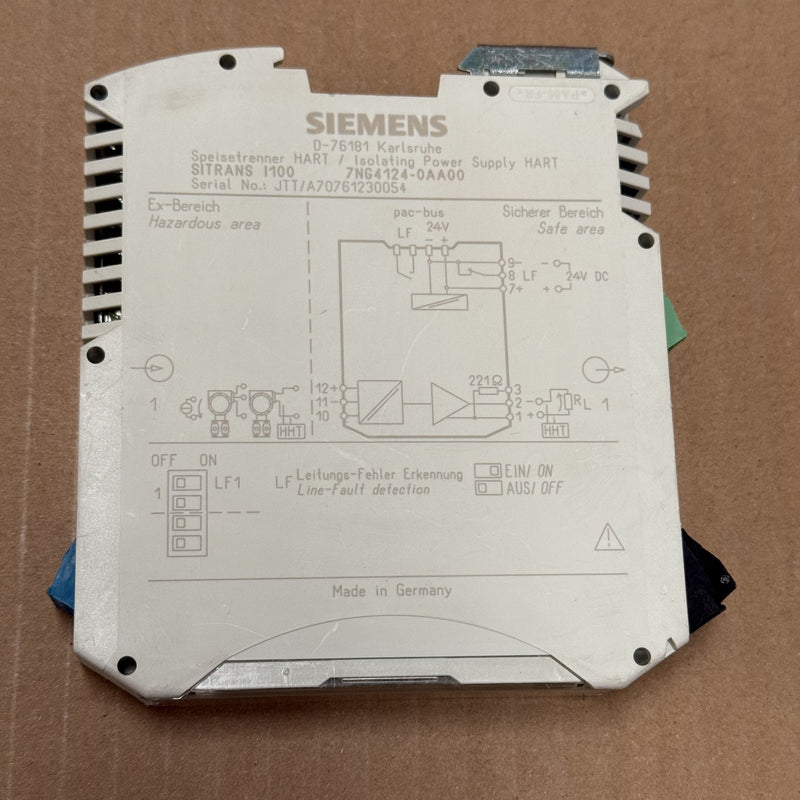 Siemens – 7NG4124-0AA00 – Isolating Power Supply SITRANS