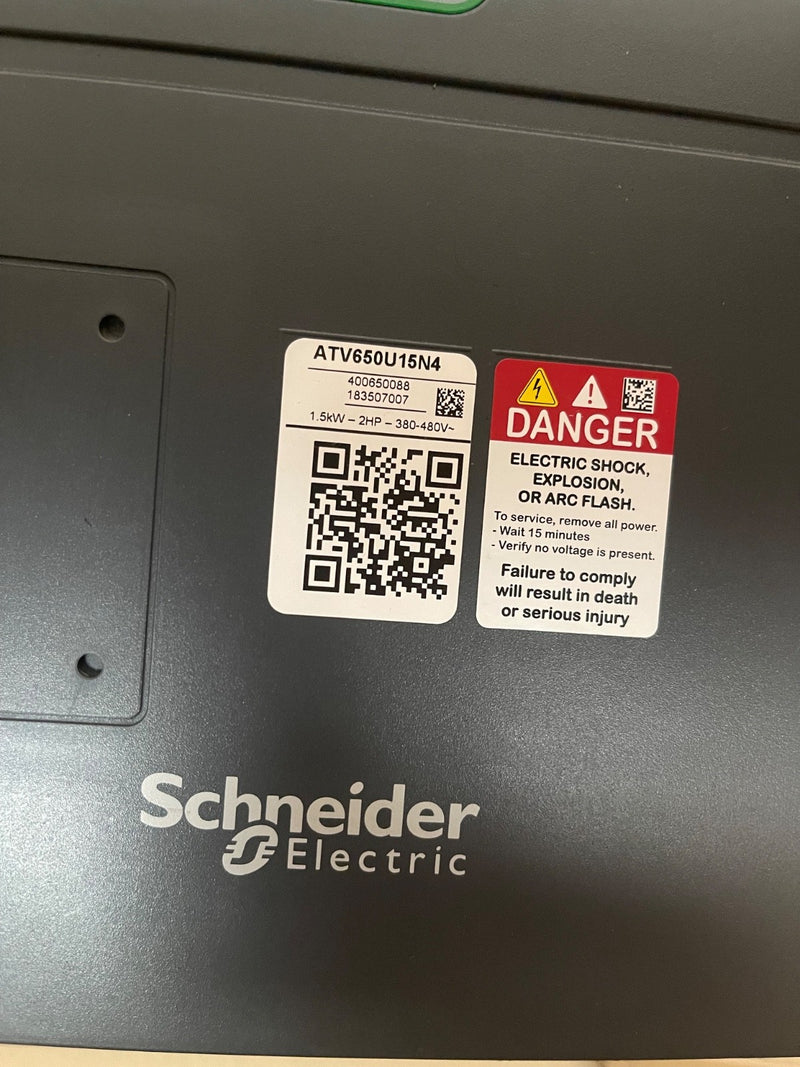 Schneider Electric – ATV650U15N4 – Altivar Process VFD 1.5 kW 380‑480 V