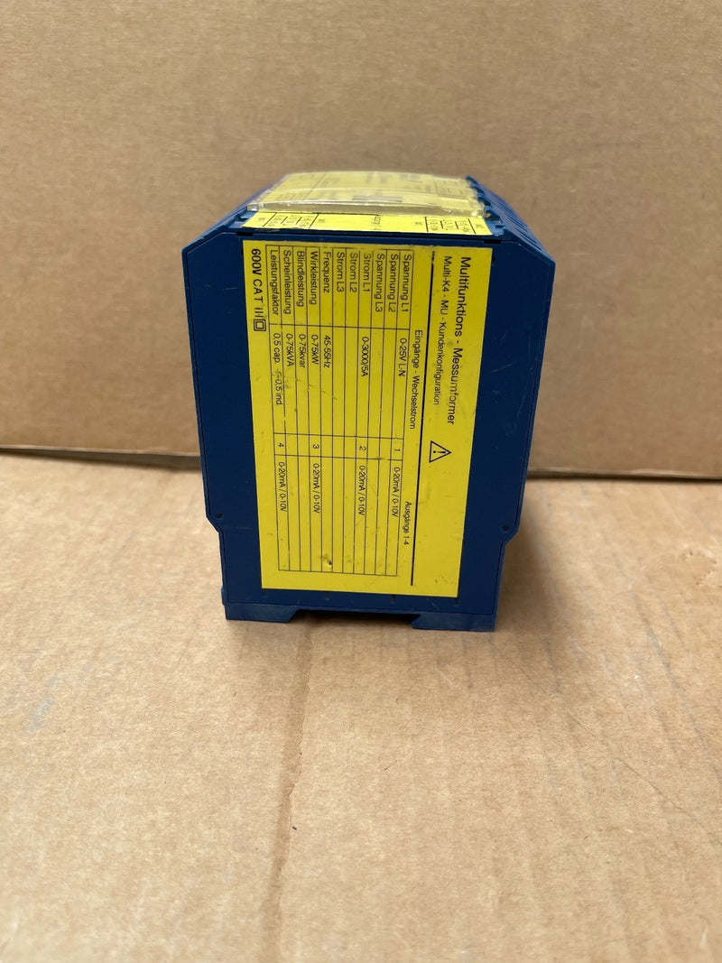 Müller + Ziegler – MULTI-K4-MU – Multifunction Measuring Transducer 60–265 VAC