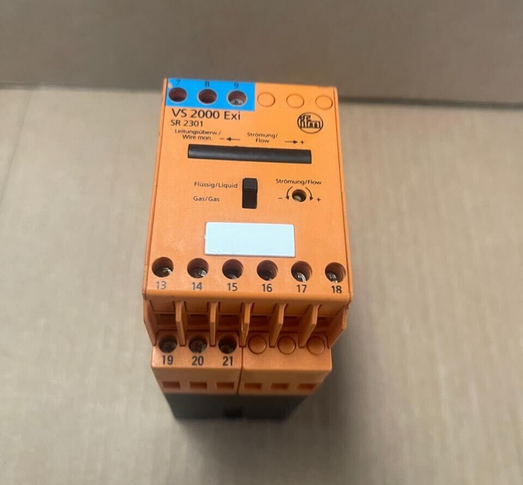IFM - Control monitor for flow sensors SR2301 VS2000/ 24VDC/EXI/1G