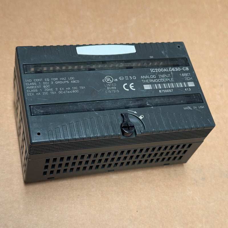 GE Fanuc – IC200ALG630-CB – 7-Channel Thermocouple/Millivolt Analog Input Module