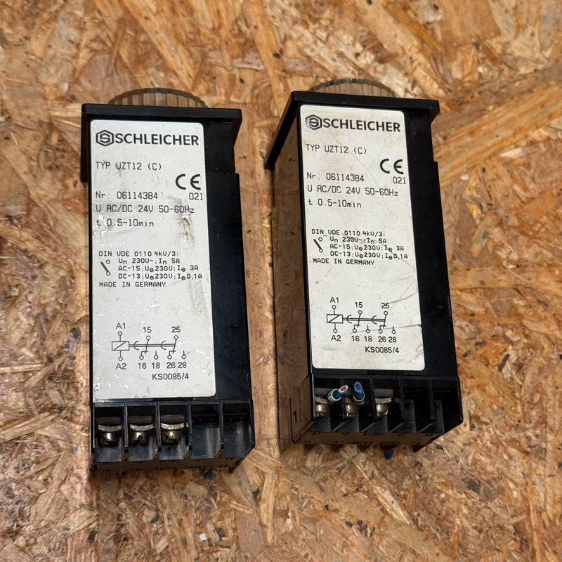 Schleicher – UZT12 (C) (Nr. 06114384) – Electronic Timer / Time Delay Relay