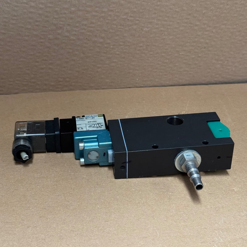 MAC Valves – 130B-611JM – 100 Series 3/2-Way Solenoid Poppet Valve (24VDC, 8.5W)