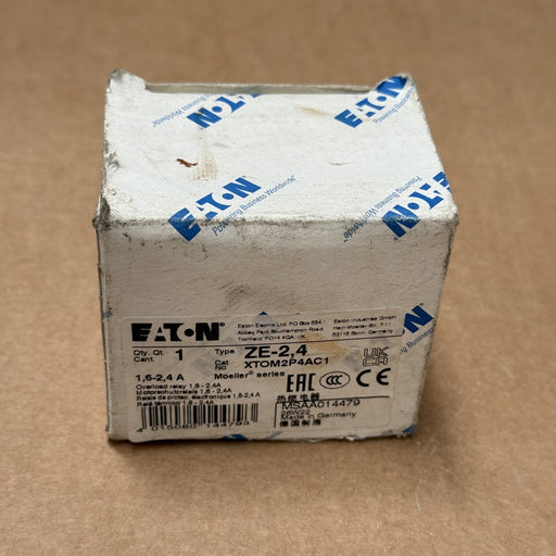 Eaton – XTOM2P4AC1 / ZE-2,4 – Overload Relay 1.6-2.4a Amp