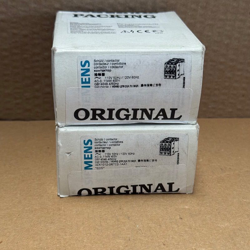 Siemens – 3RT1026-1AK60 – SIRIUS S0 Size 3-Pole Power Contactor
