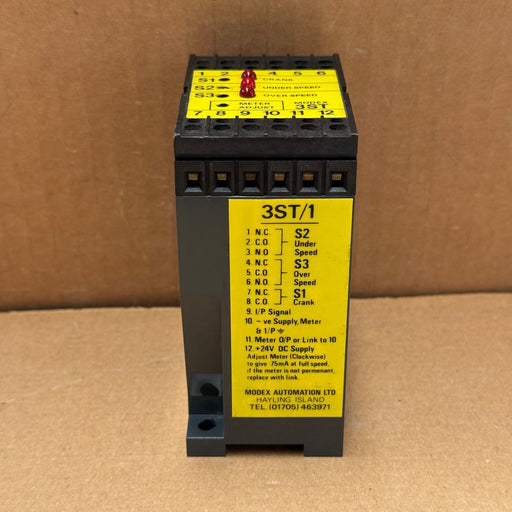 Modex Automation – 3ST/1 – 3-Point Engine Speed Trip Relay