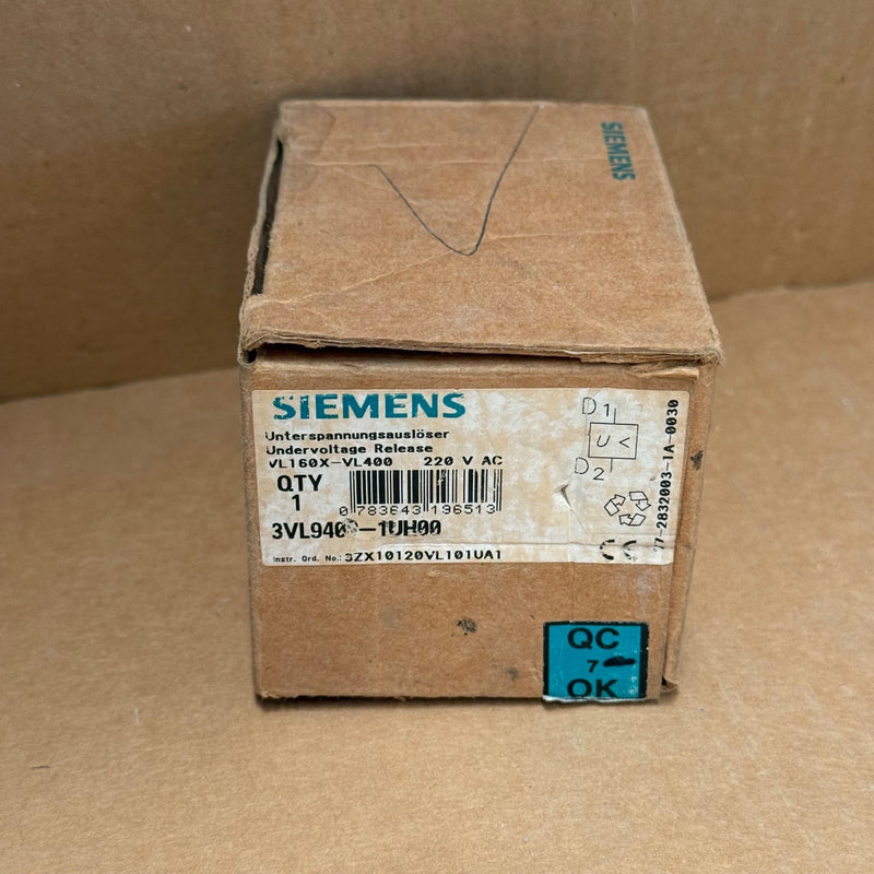 Siemens – 3VL9400-1UH00 – Undervoltage Release Module (220-250V AC)