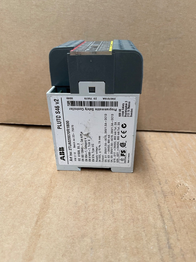 ABB – Pluto S46 v2 – Safety PLC Controller (2TLA020070R1800)