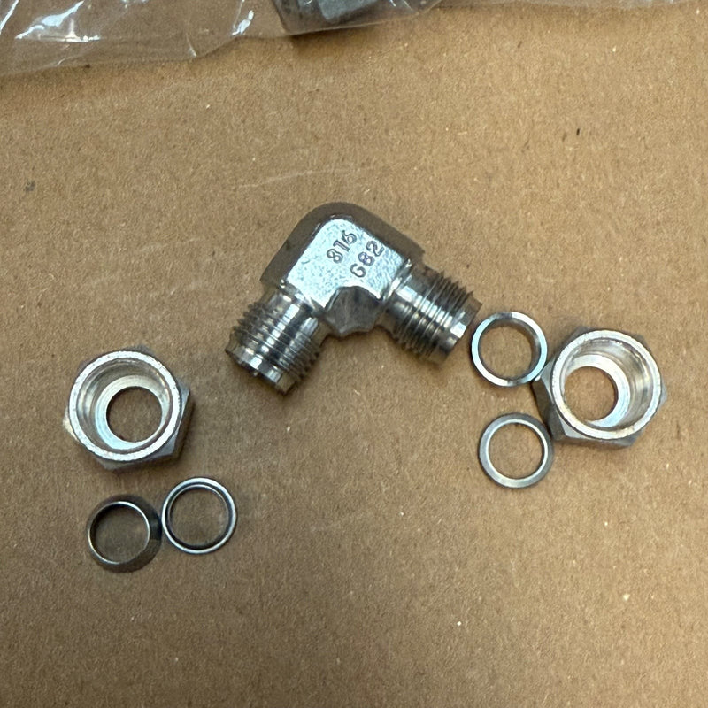 1PCs Parker – 8EE8-316 – A-LOK Double-Ferrule 1/2-Inch Union Elbow Fitting