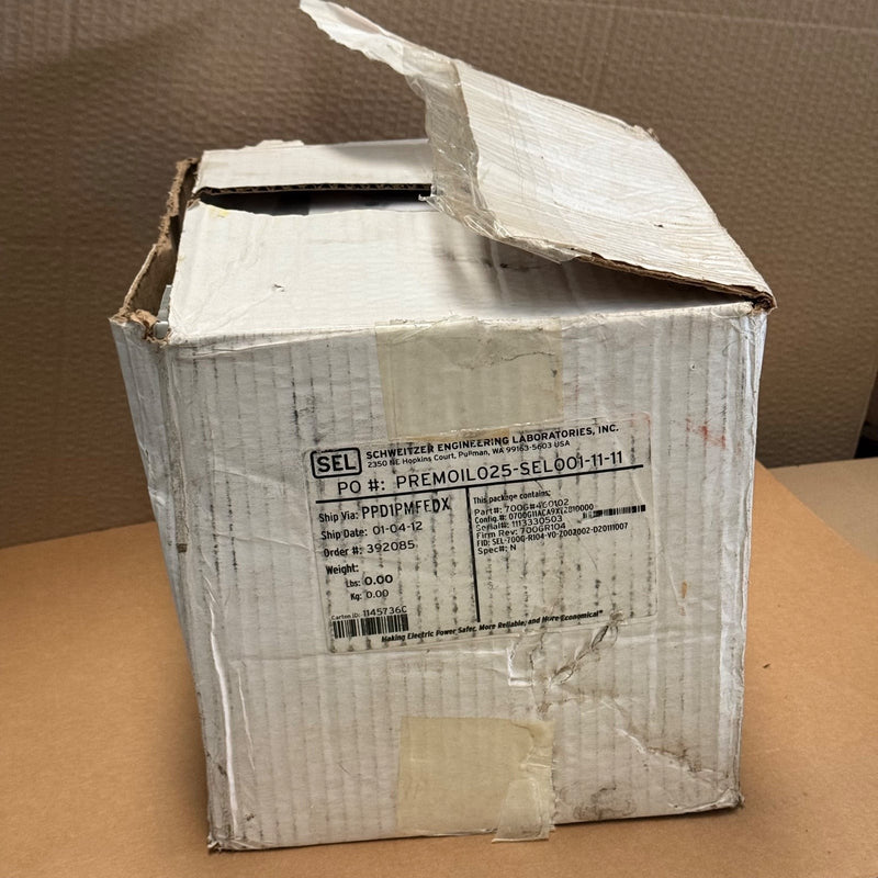 SEL – SEL-700G (0700G11ACA9X72810000) – Generator Protection Relay
