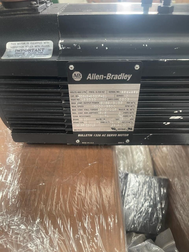 Allen Bradley - 1326AB-B520F-21 - 163333 - Servomotor 3,36 kW 3500 U/min