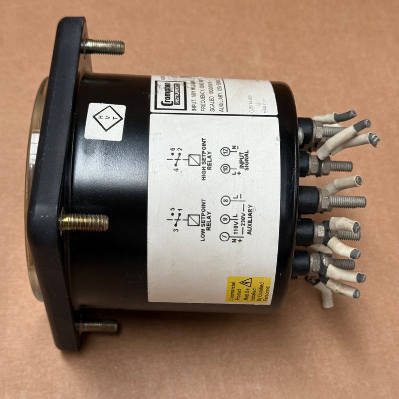 Crompton Instruments – 077-302A-KQ – Percent Meter Relay w/ Hi-Lo Setpoints