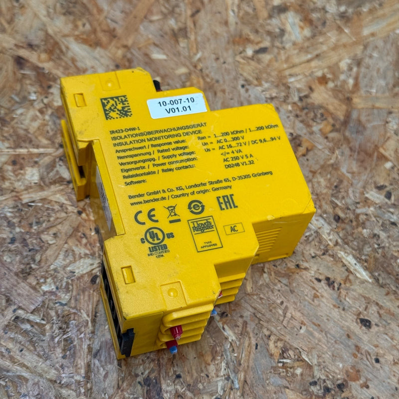 Bender – IR423-D4W-1 – ISOMETER Insulation Monitoring Device Earth Fault Monitor