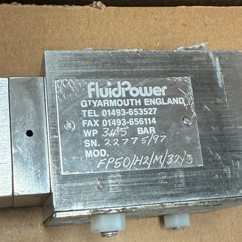Bifold FluidPower – FP50/H2/M/32/S – Hydraulic Pilot Interface Valve