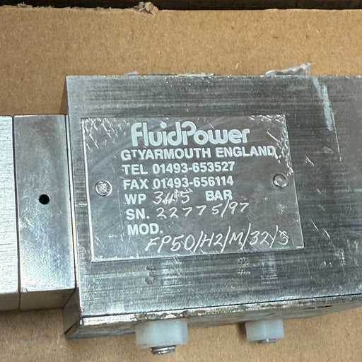 Bifold FluidPower – FP50/H2/M/32/S – Hydraulic Pilot Interface Valve