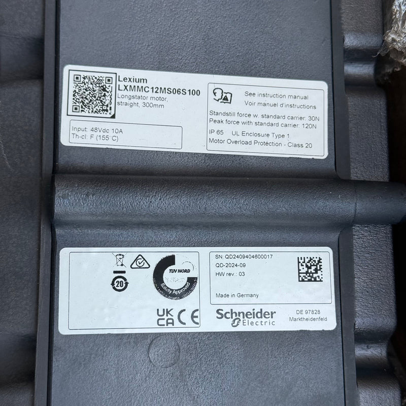 Schneider Electric – LXMMC12MS06S100 – Lexium MC12 Longstator Motor Segment