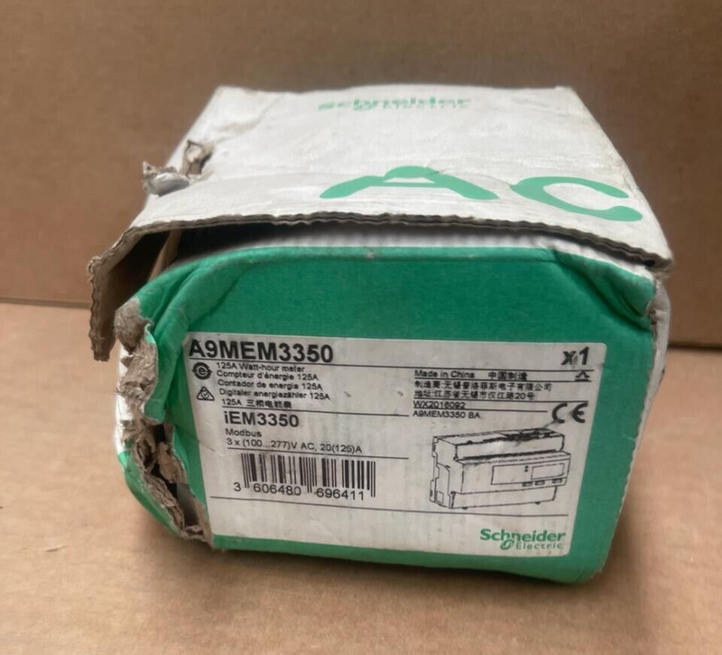 Schneider Ekectric iEM3350 - A9MEM3350 - 125A Watt-Hour Meter